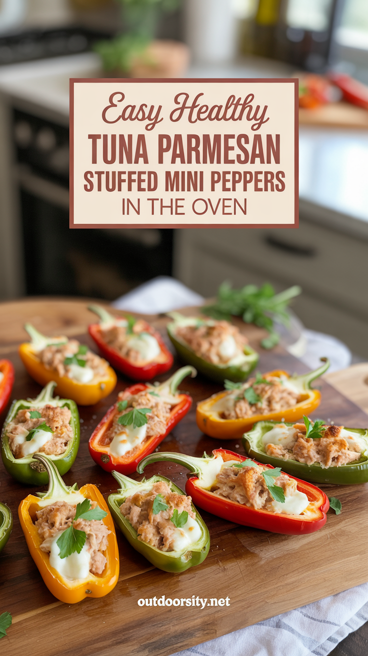 pin-1-Easy Healthy Tuna Parmesan Stuffed Mini Peppers in the Oven-1