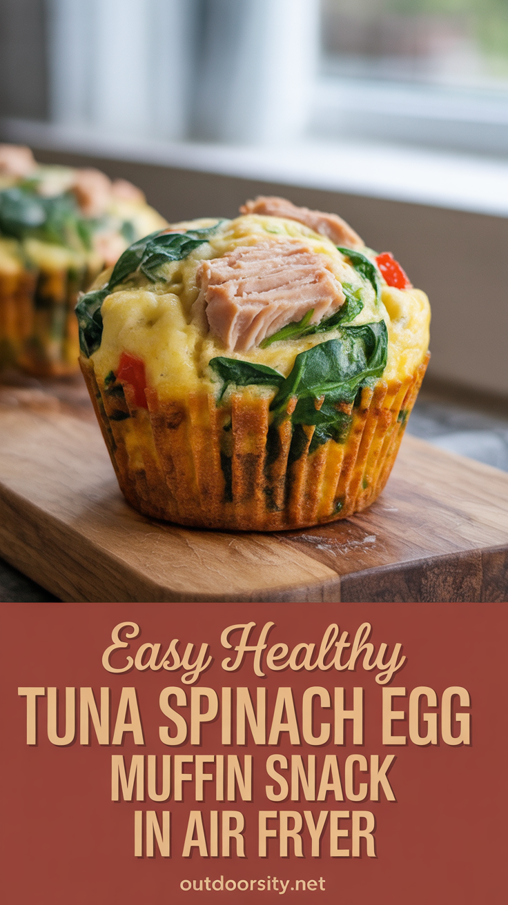 pin-1-Easy Healthy Tuna Spinach Egg Muffin Snack In Air Fryer-4