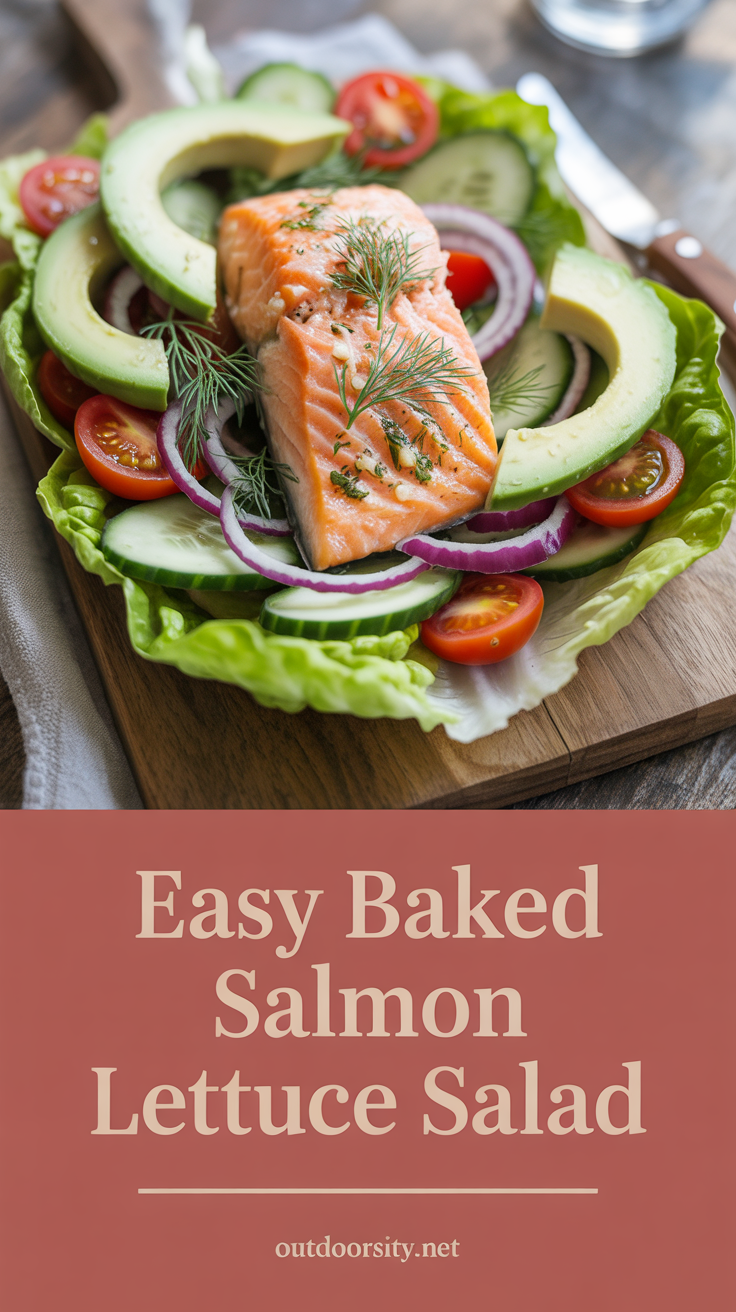 pin-1-Easy baked salmon lettuce salad-5