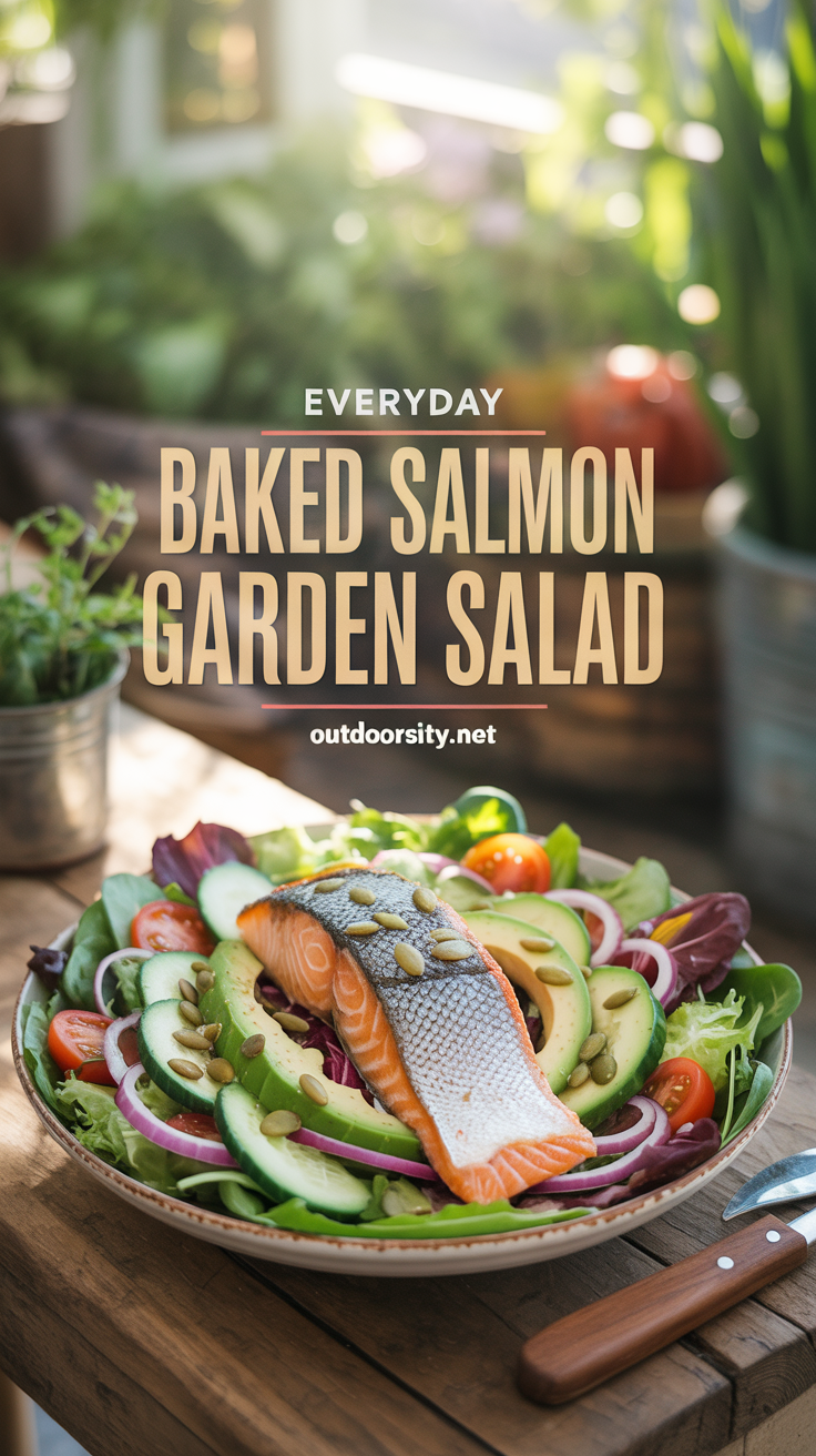 pin-1-Everyday baked salmon garden salad-1-1