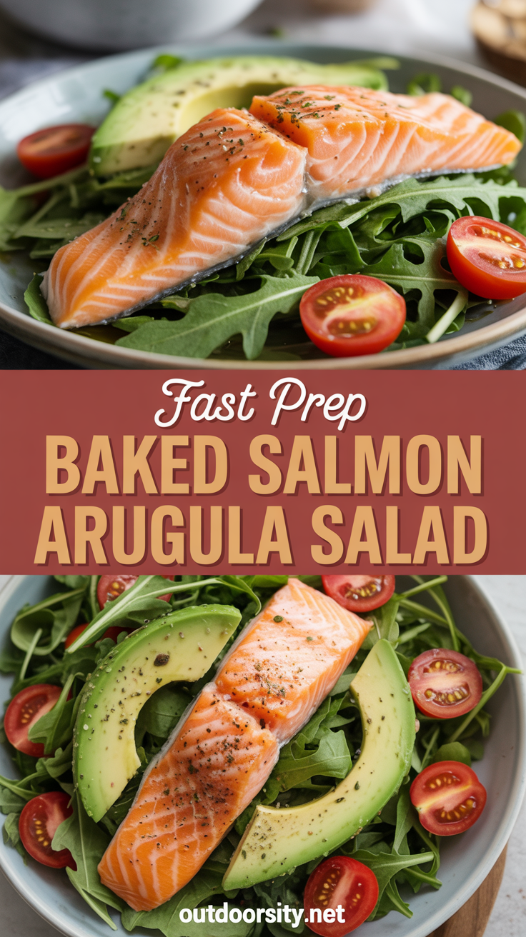 pin-1-Fast prep baked salmon arugula salad-7