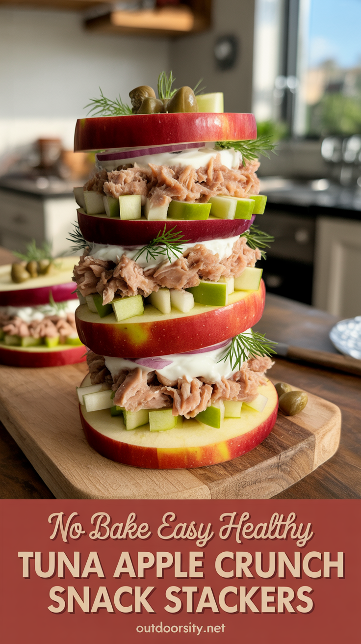 pin-1-No Bake Easy Healthy Tuna Apple Crunch Snack Stackers-4