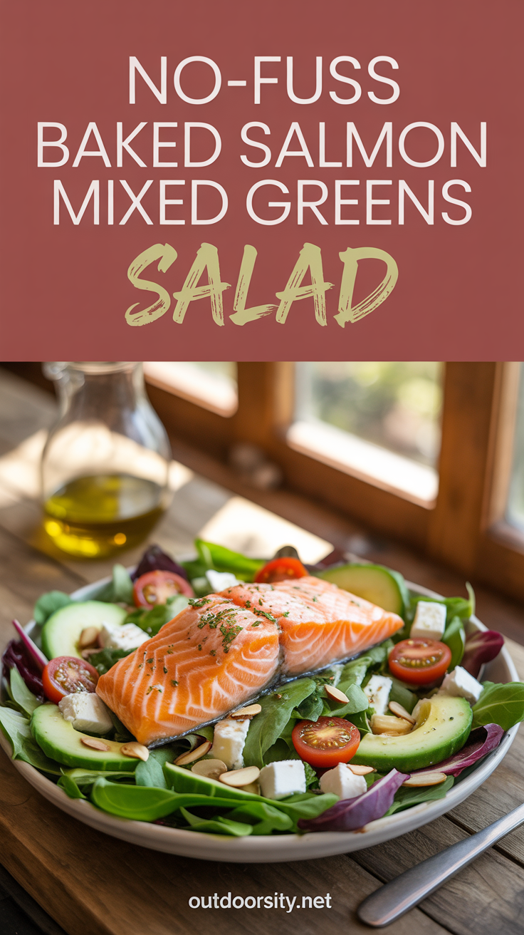 pin-1-No-fuss baked salmon mixed greens salad-1-1