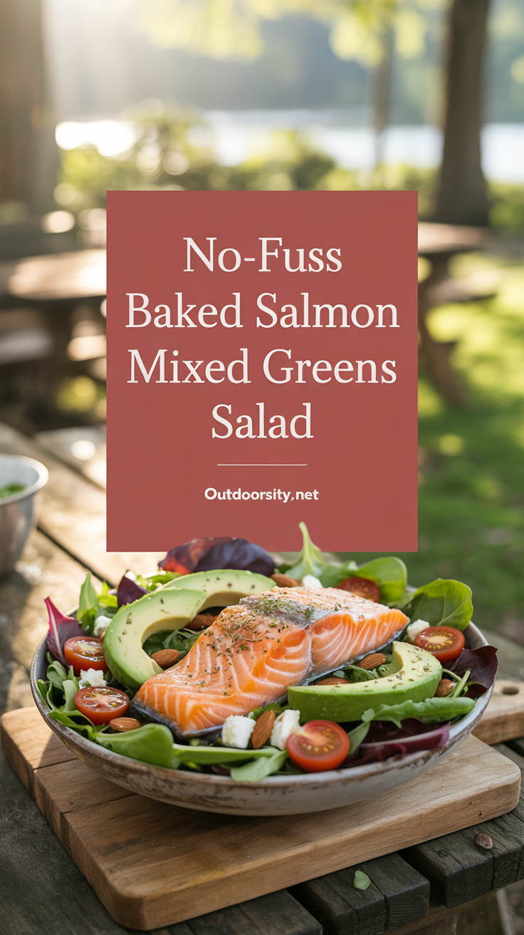 pin-1-No-fuss baked salmon mixed greens salad-2