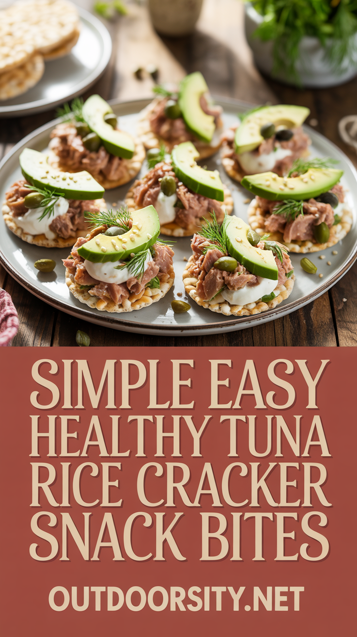 pin-1-Simple Easy Healthy Tuna Rice Cracker Snack Bites-2-3
