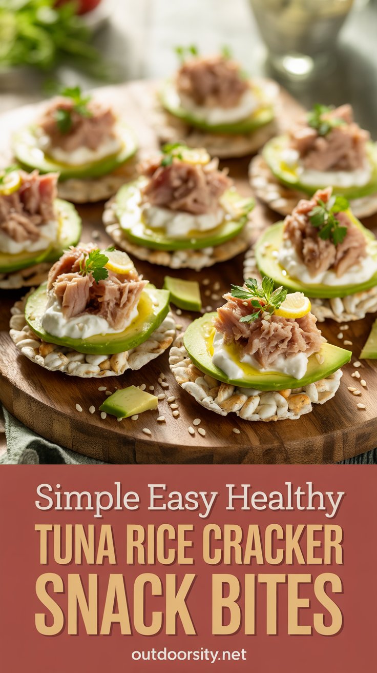 pin-1-Simple Easy Healthy Tuna Rice Cracker Snack Bites-3-3