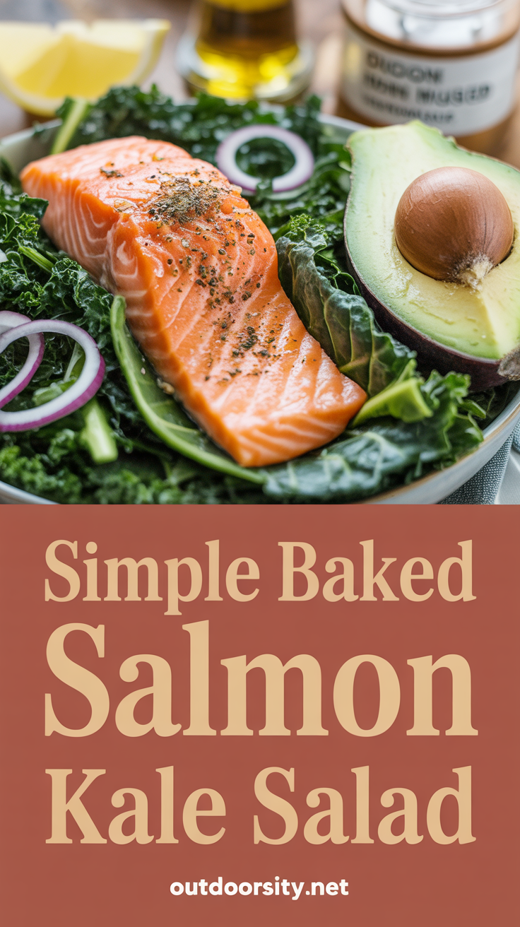 pin-1-Simple baked salmon kale salad-3-1