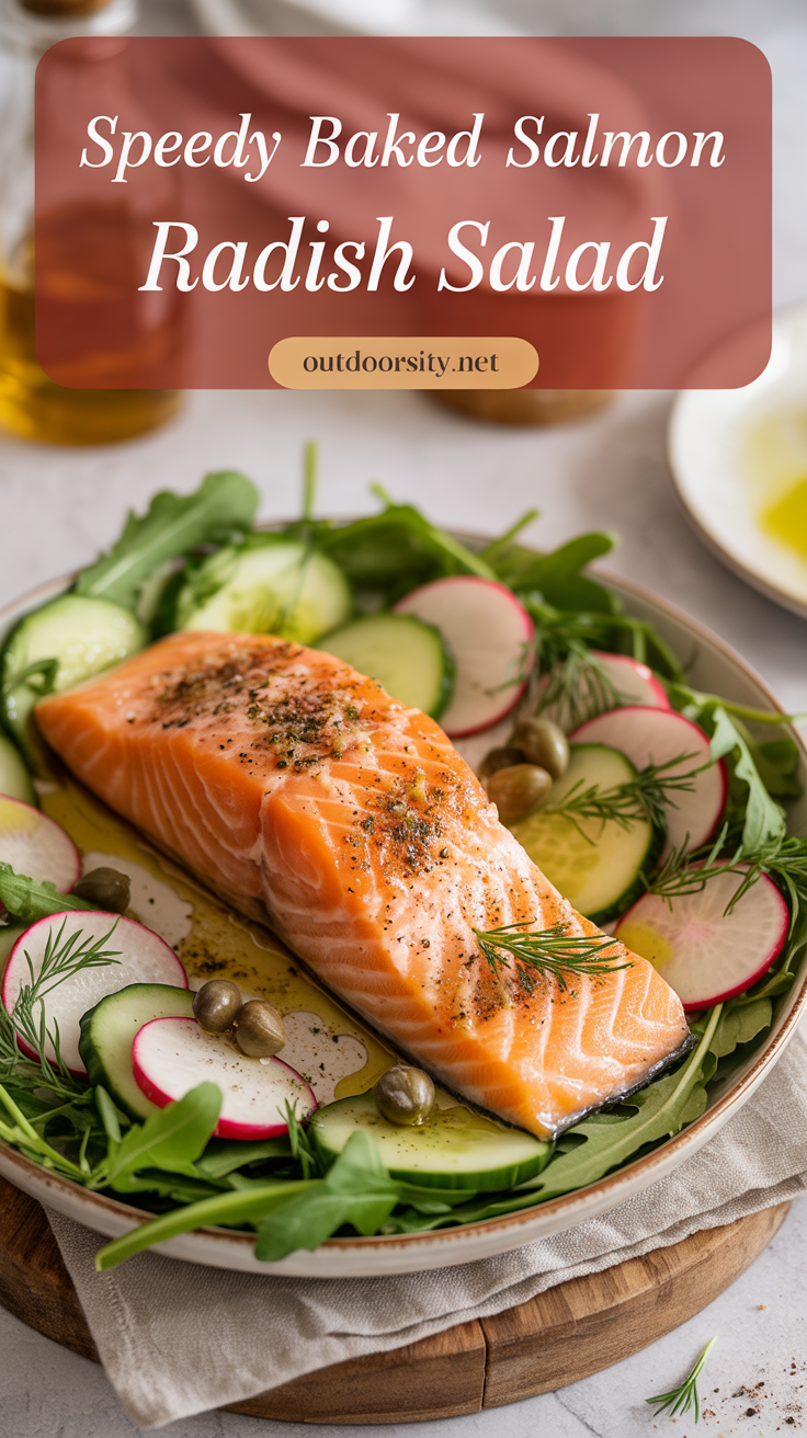 pin-1-Speedy baked salmon radish salad-6