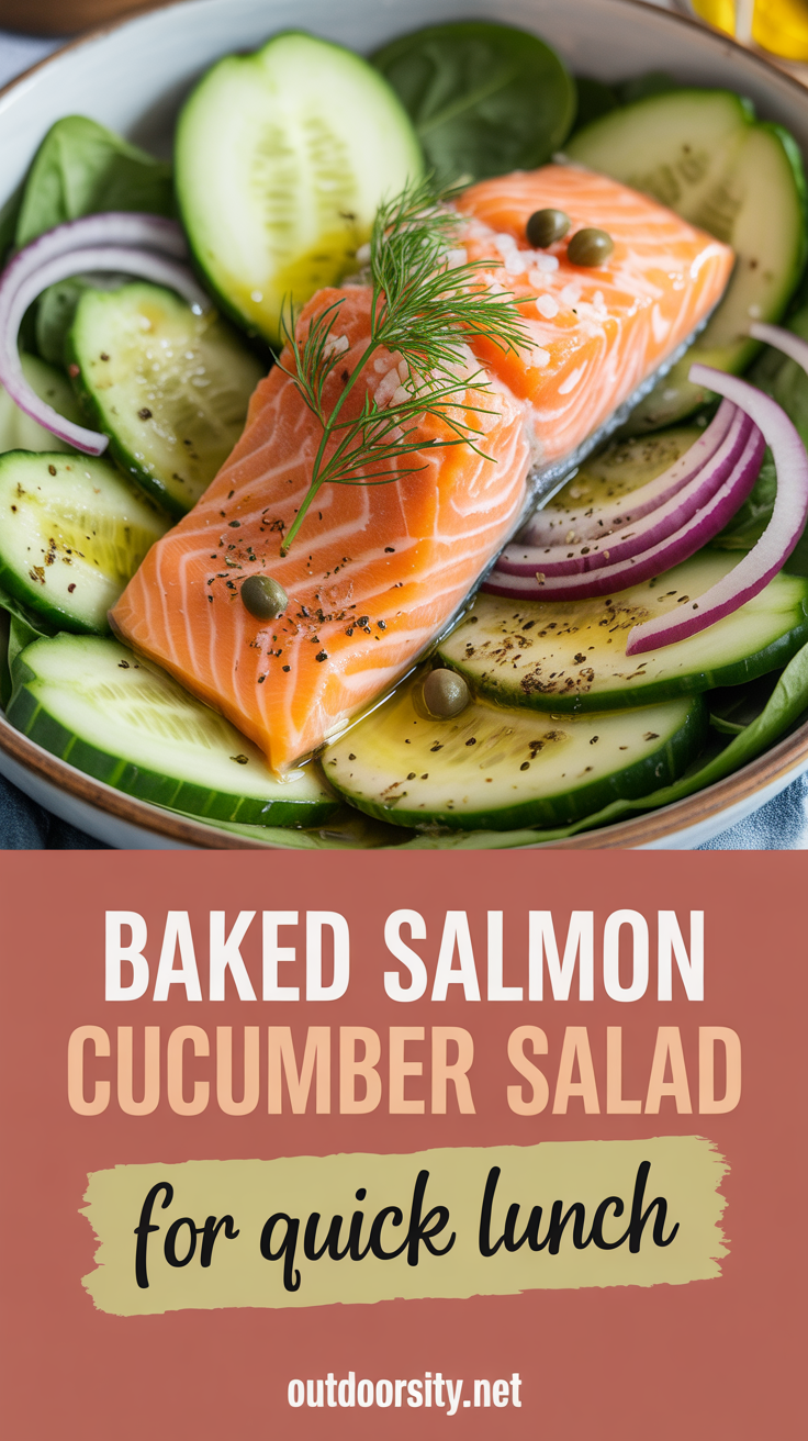 pin-1-baked salmon cucumber salad for Quick Lunch-1