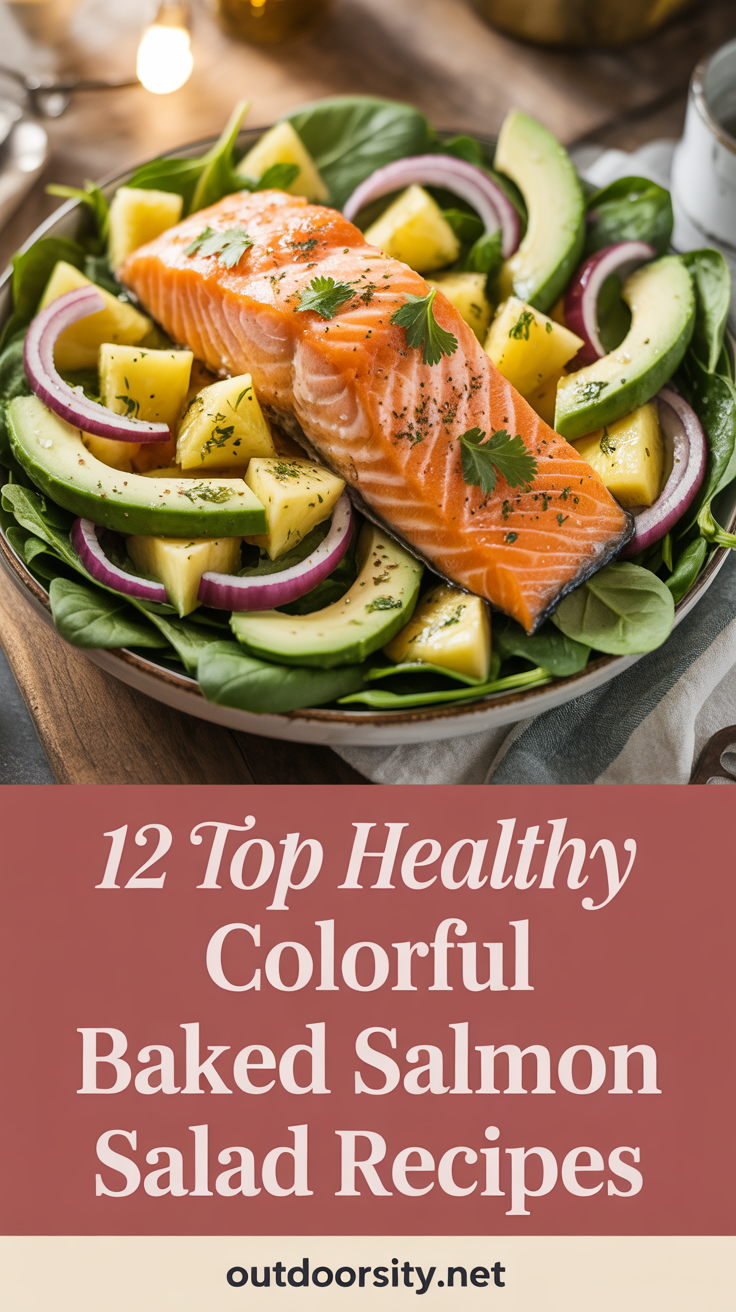 pin-10-Healthy baked salmon pineapple salad-3