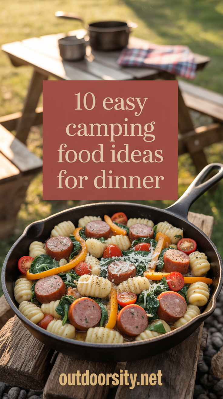 pin-3-Easy Campfire Gnocchi Sausage Dinner With Cooking Hacks & Tips-1