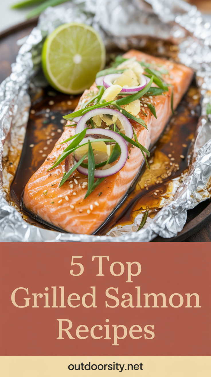 pin-3-Easy Ginger Soy Grilled Salmon in Foil-4