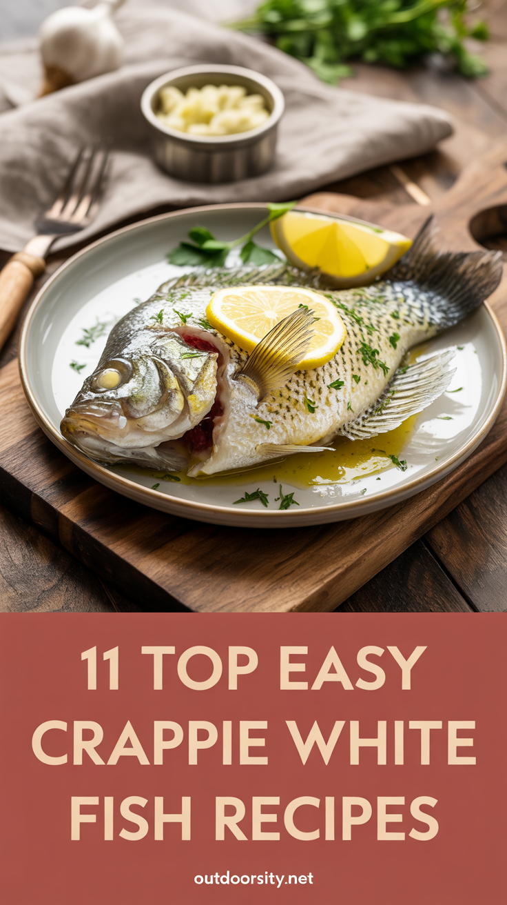 Top Easy Crappie White Fish Recipes - pin-4-Easy Lemon Garlic Baked Crappie-2
