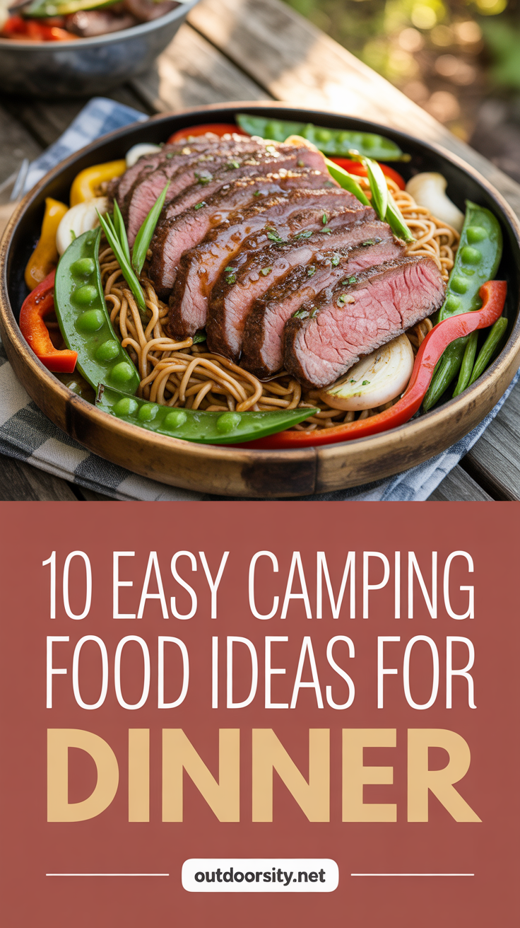 pin-6-Easy Camping Dinner With Teriyaki Beef Noodles-2