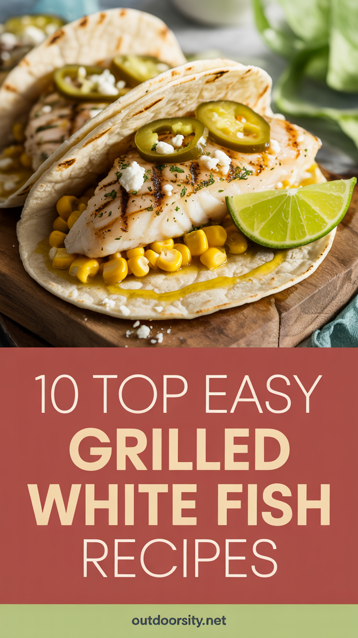 Top Easy Grilled White Fish Recipes - pin-9-Grilled Corn Tilapia Fish Taco-3