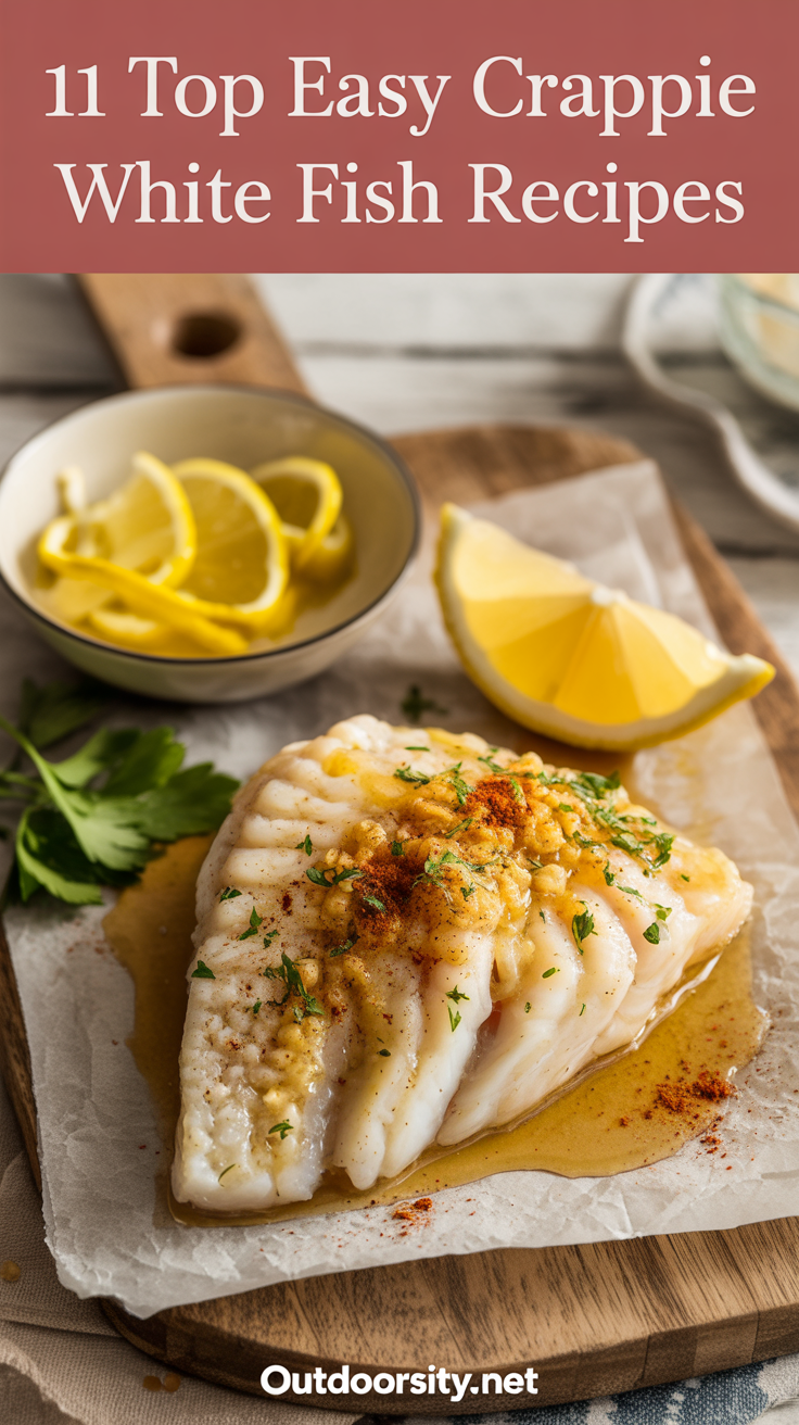 Top Easy Crappie White Fish Recipes - pin-9-Honey Mustard Easy Baked Crappie-3