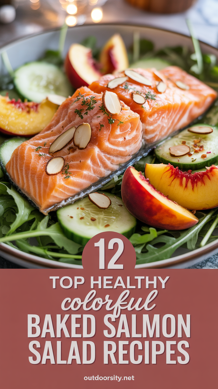 pin-9-healthy baked salmon peach salad-1
