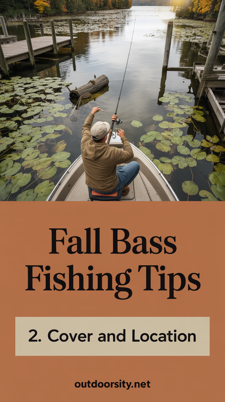 Fall Bass Fishing Tips - pin-2-with-title-2. Cover and Location-3